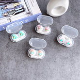 Estuche pequeño para lentes de contacto de colores DIY